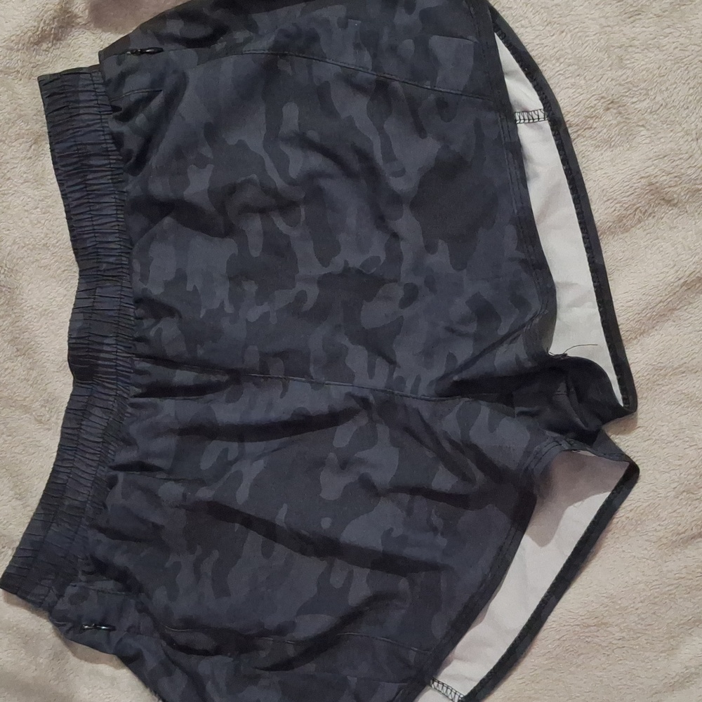 Black Camouflage Lululemon Shorts